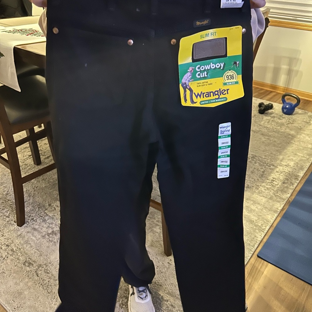 Wrangler Black Bootcut Jeans - Picture 3 of 5